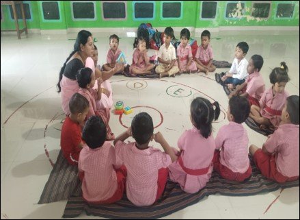 ग्रामपंचायत नविन शेवा अंतर्गत अंगणवाडी मधील उपक्रम